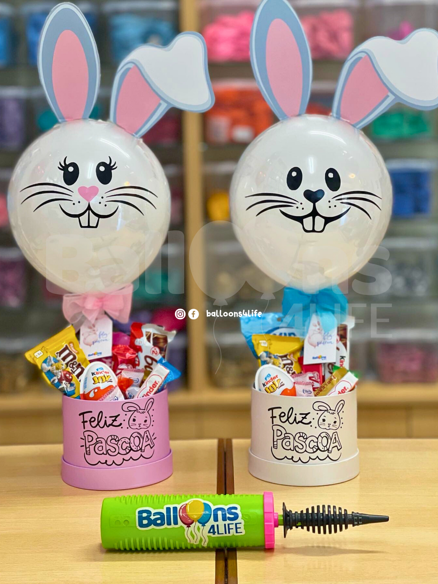 Balão Box Coelho da Páscoa