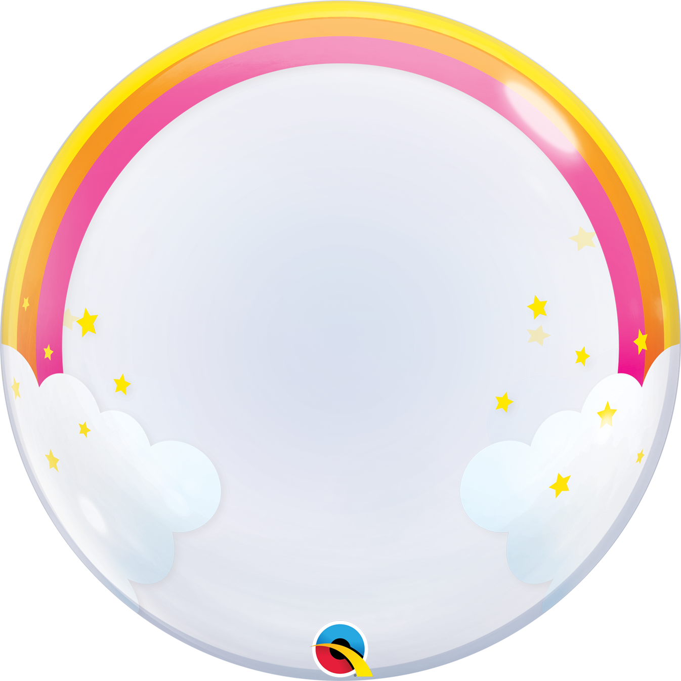 Balão Bubble Arco-íris