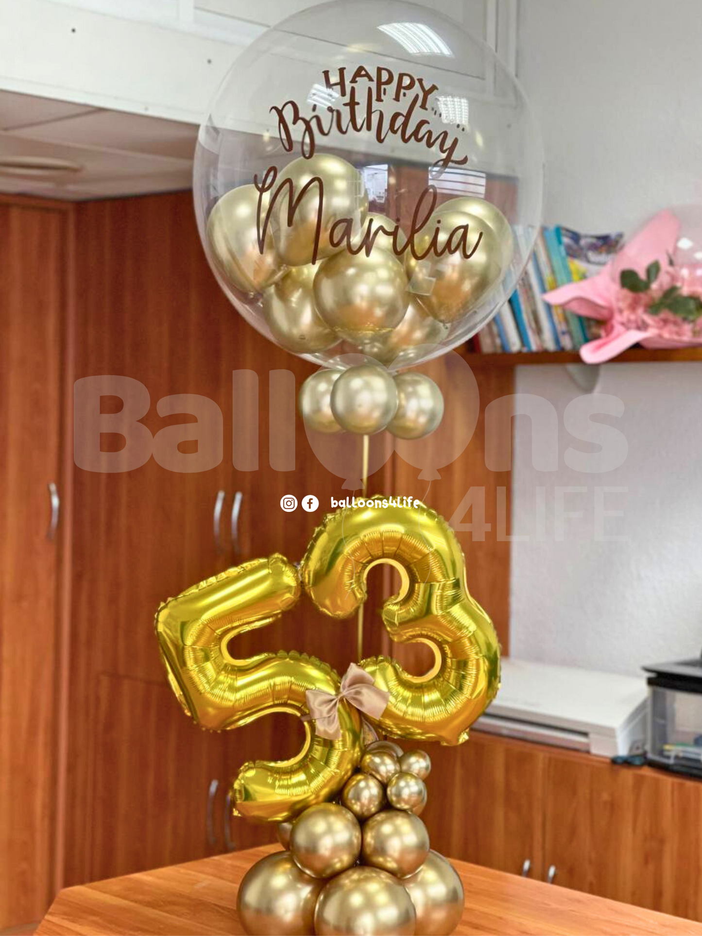 Buquê de Balões com Números