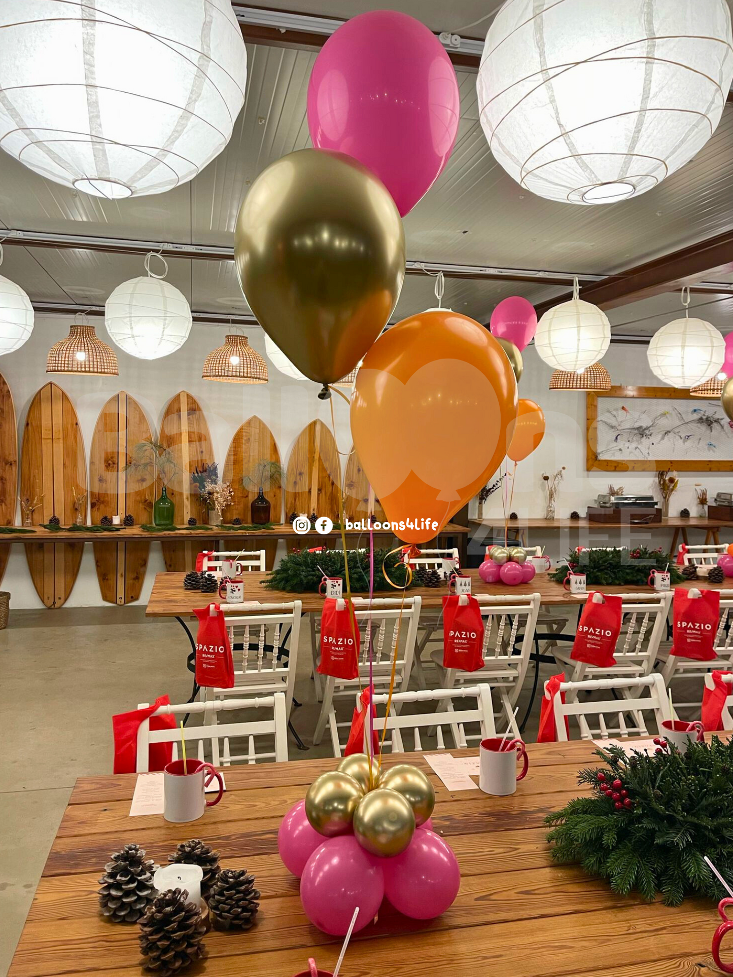 Balão Látex com Gás Hélio