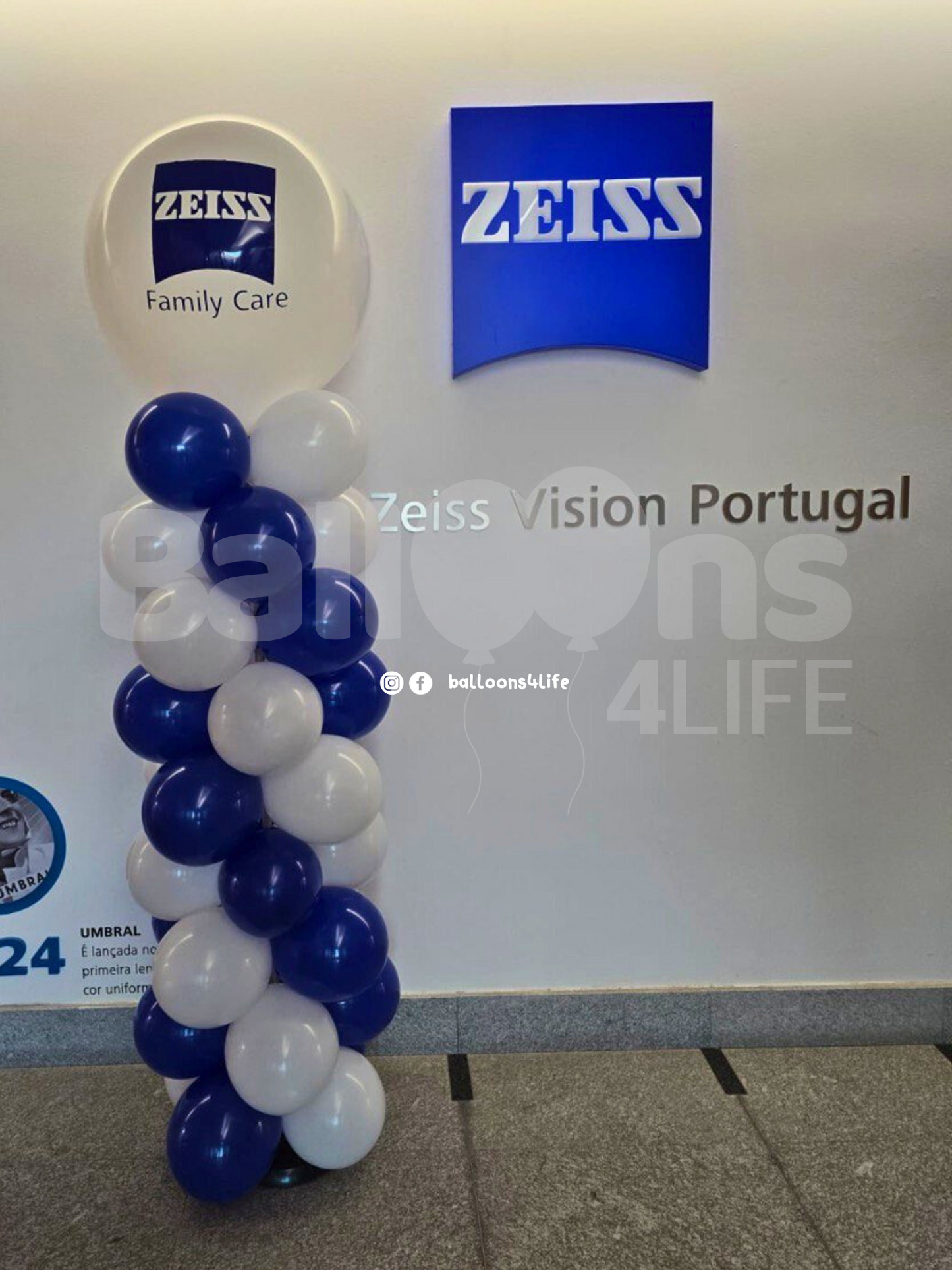 Coluna de Balões Básica