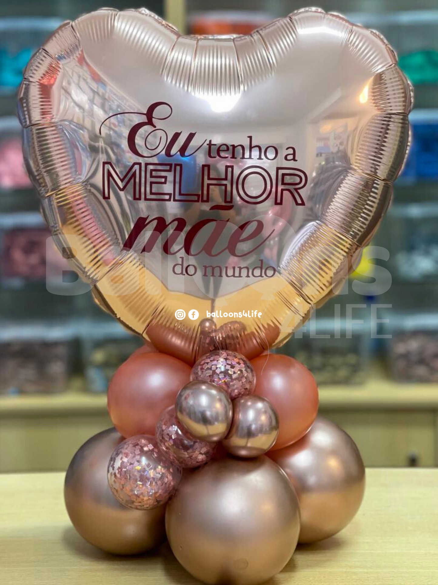 Centro de Mesa Foil Personalizado