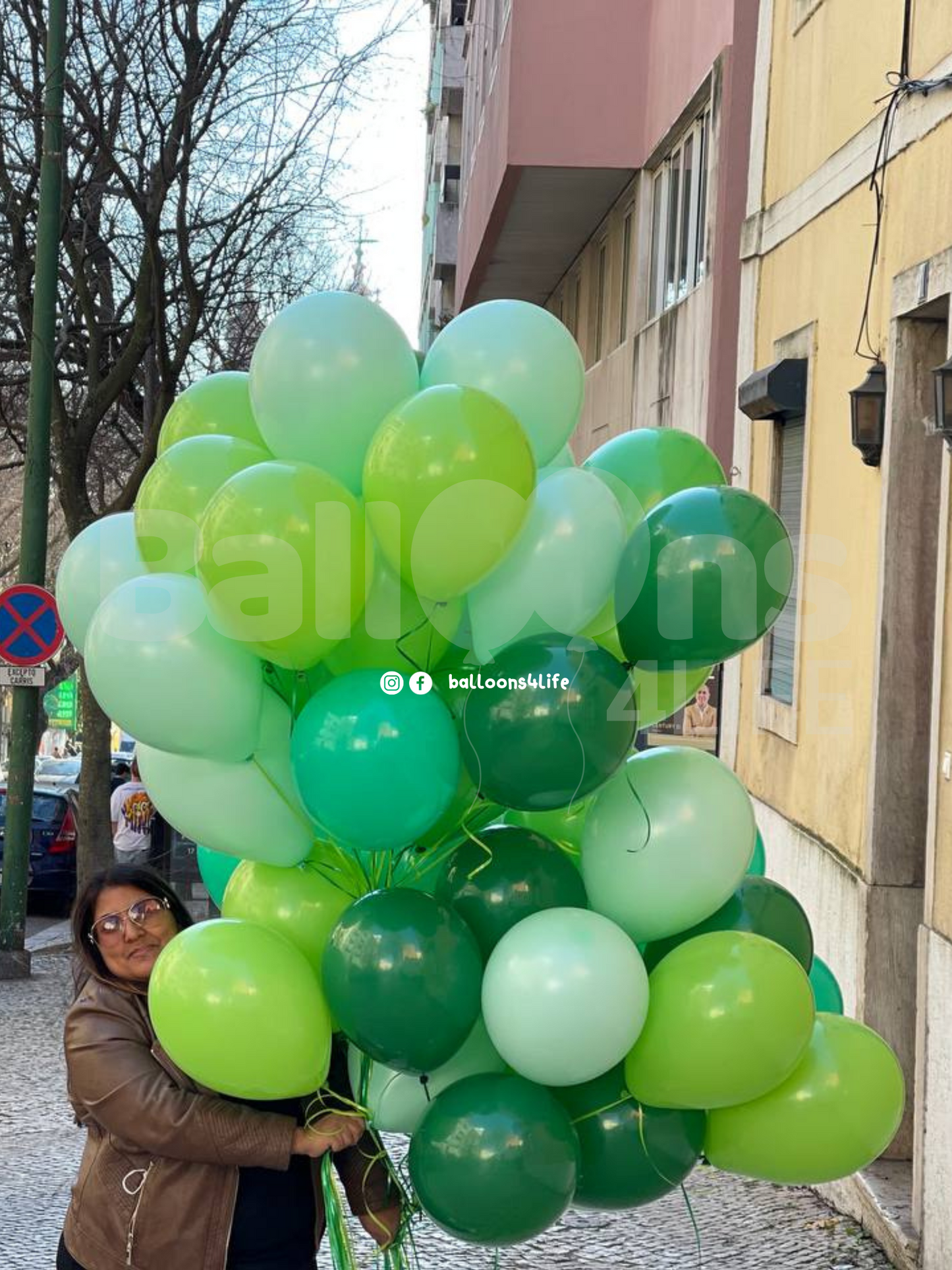 Unidade de Balão Látex + Gás Hélio