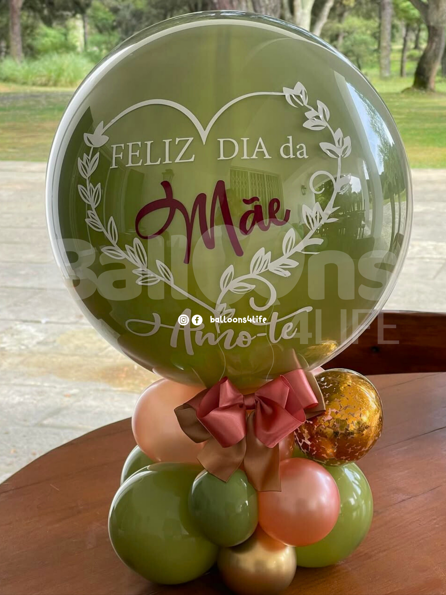 Centro de Mesa Personalizado Dia das Mães