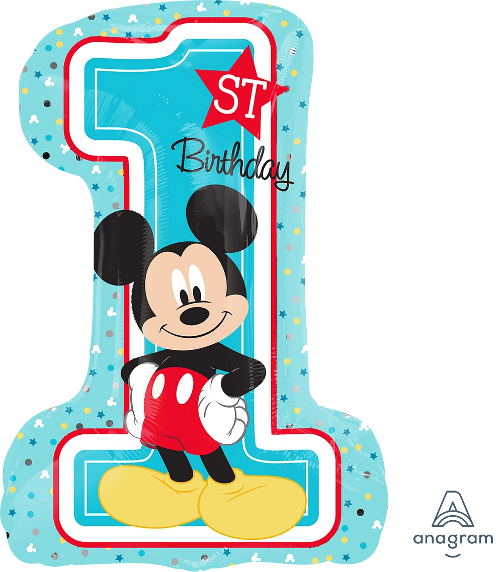 Balão Disney Baby - Mickey Número 1