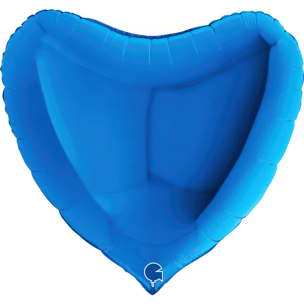 Balão Foil Coração + Gás Hélio