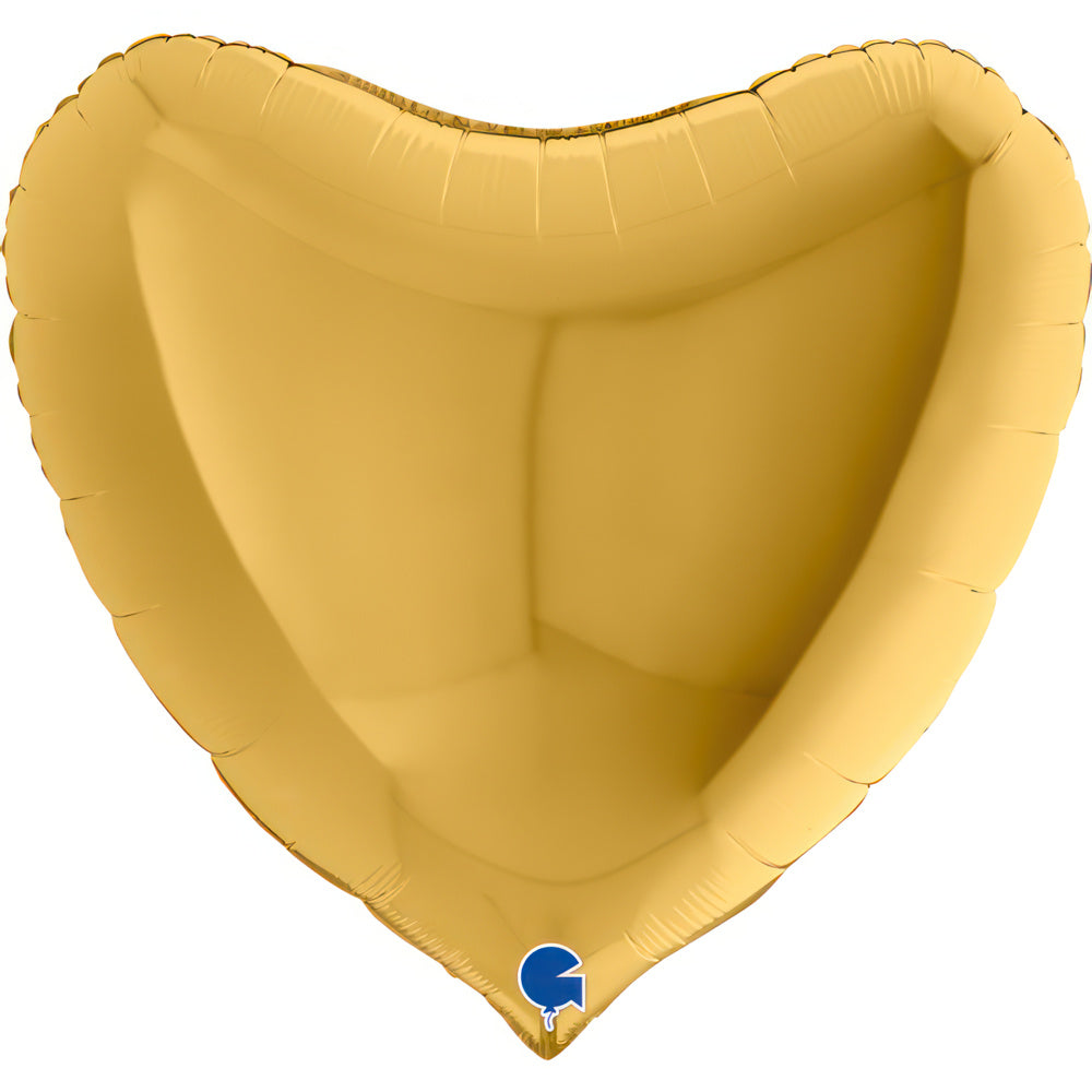 Balão Foil Coração + Gás Hélio