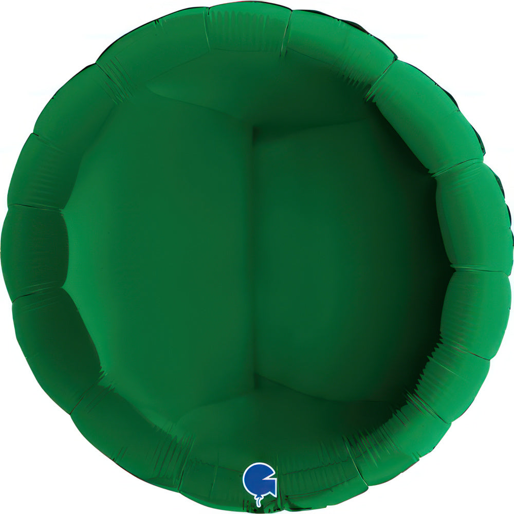 Balão Foil Metálico Redondo em Verde
