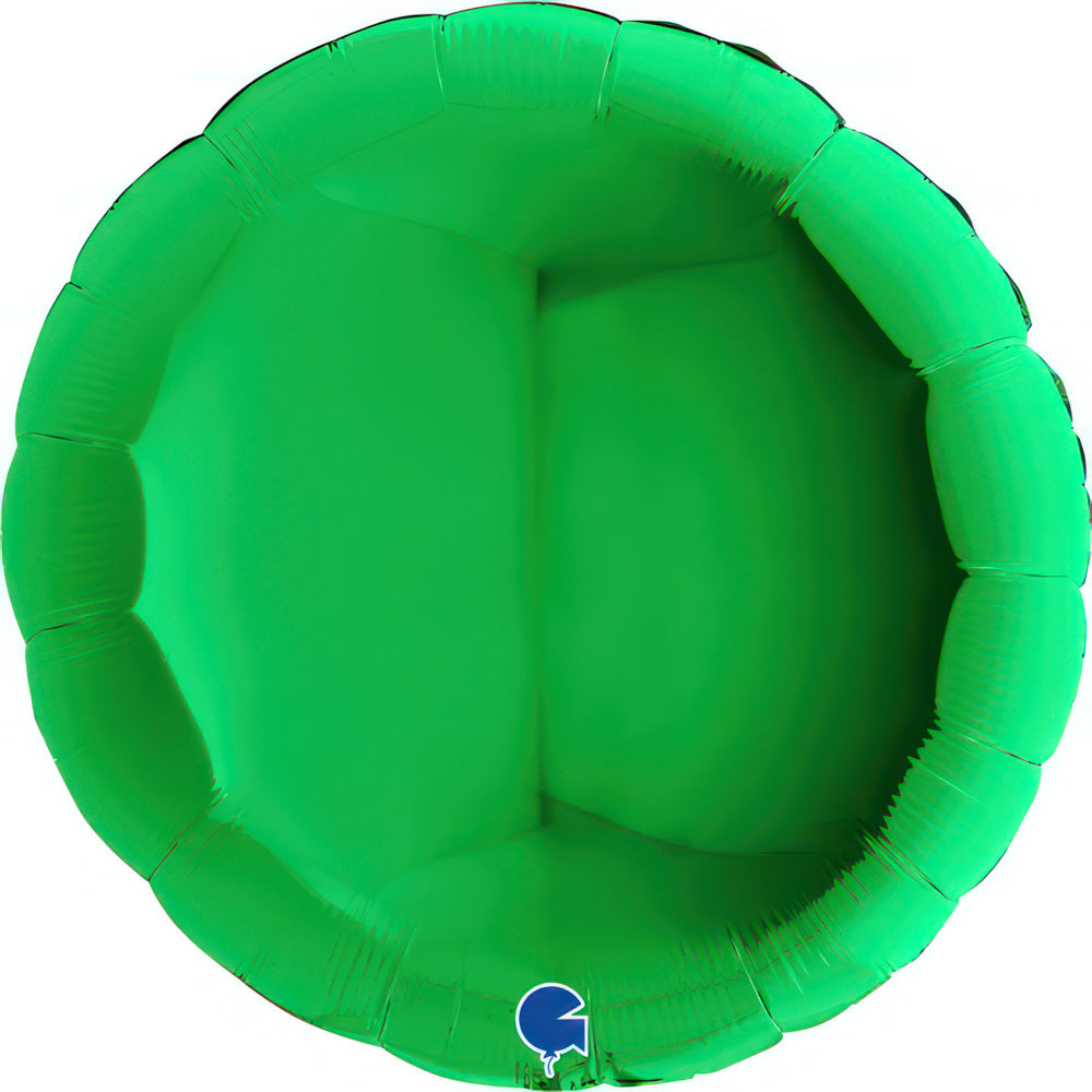 Balão Foil Metálico Redondo em Verde Claro