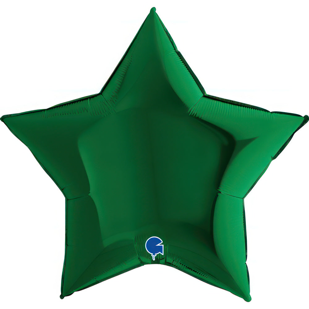 Balão Foil Metálico Estrela em Verde