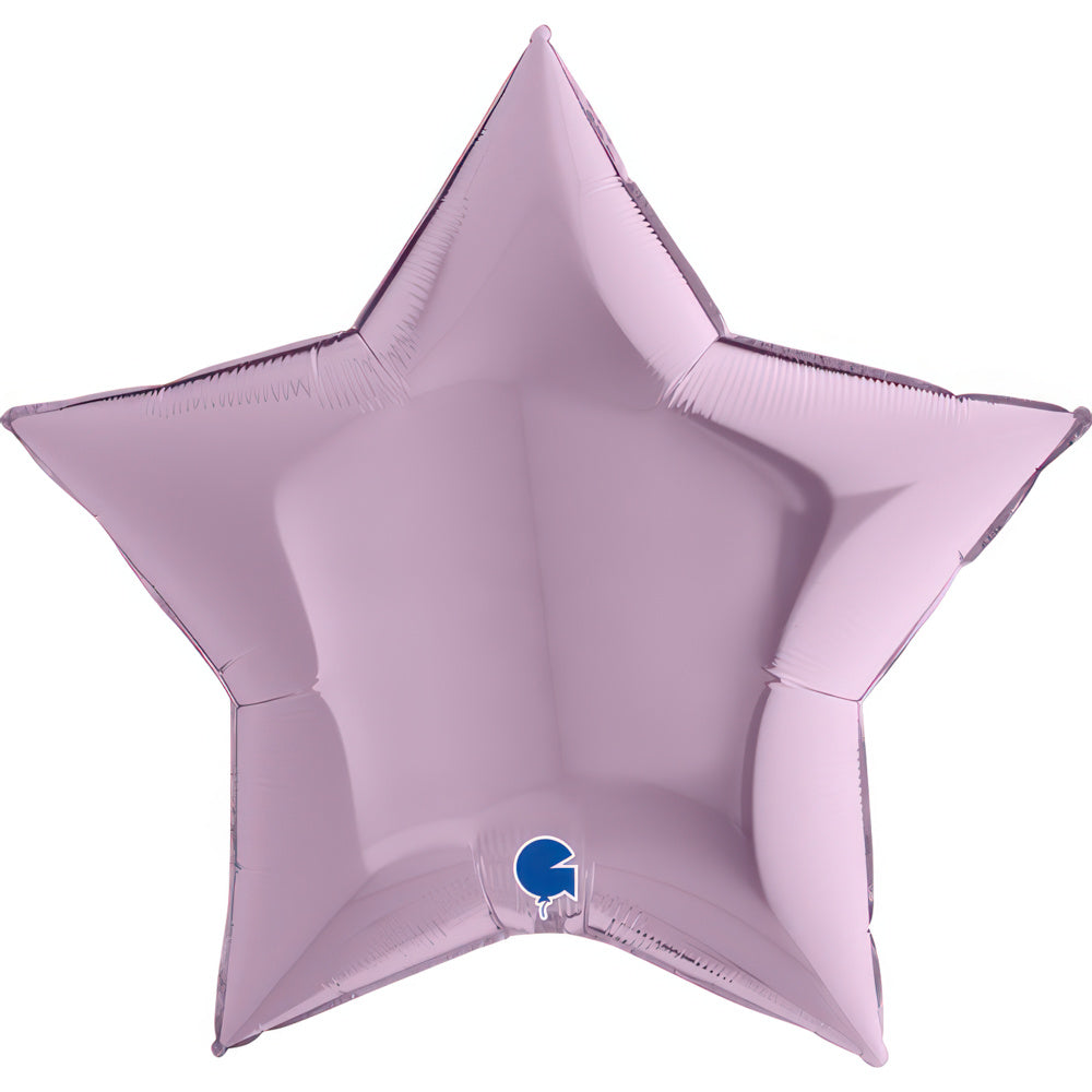 Balão Foil Metálico Estrela em Lilás