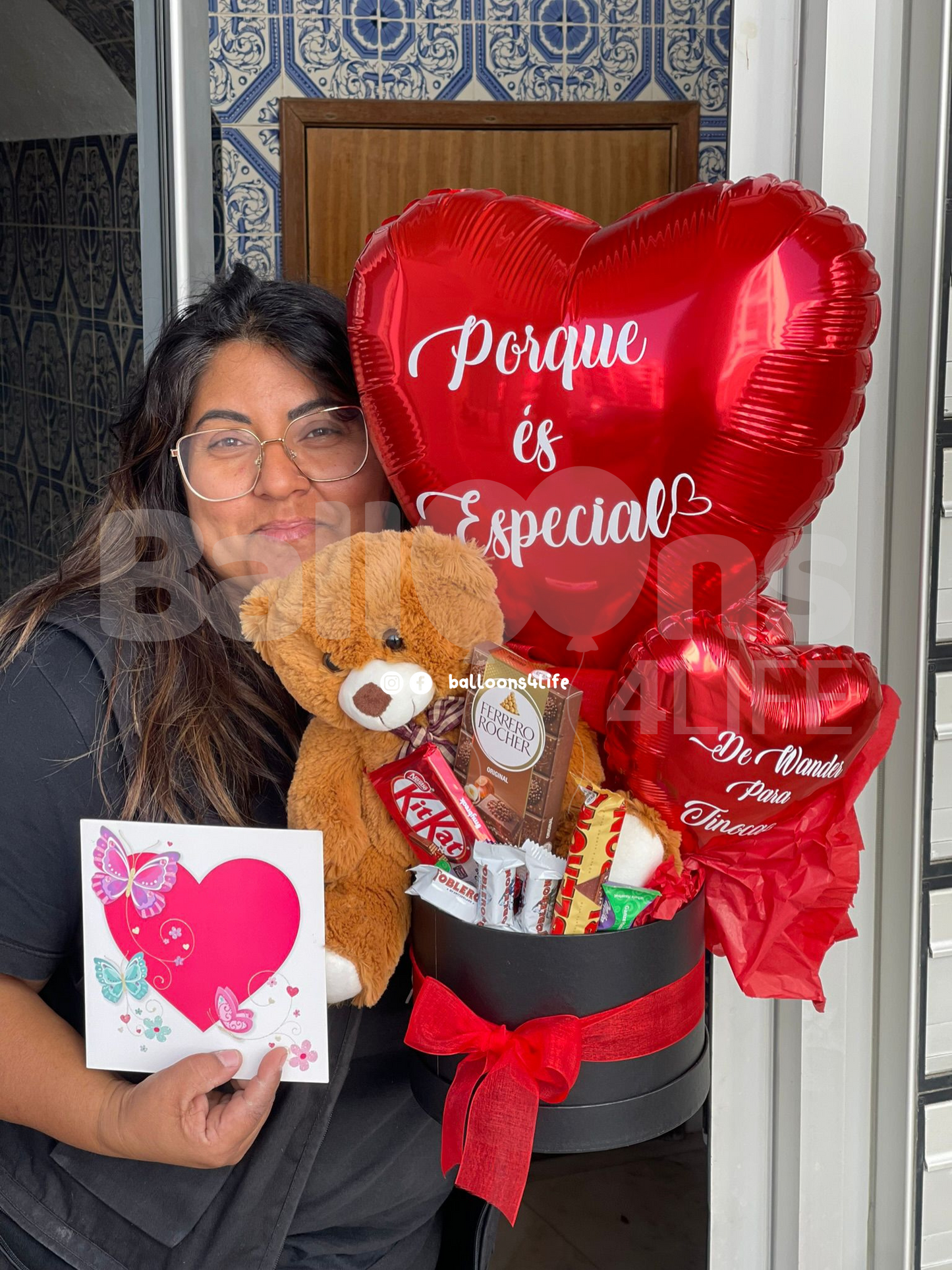 Balão Box Personalizado com Doces
