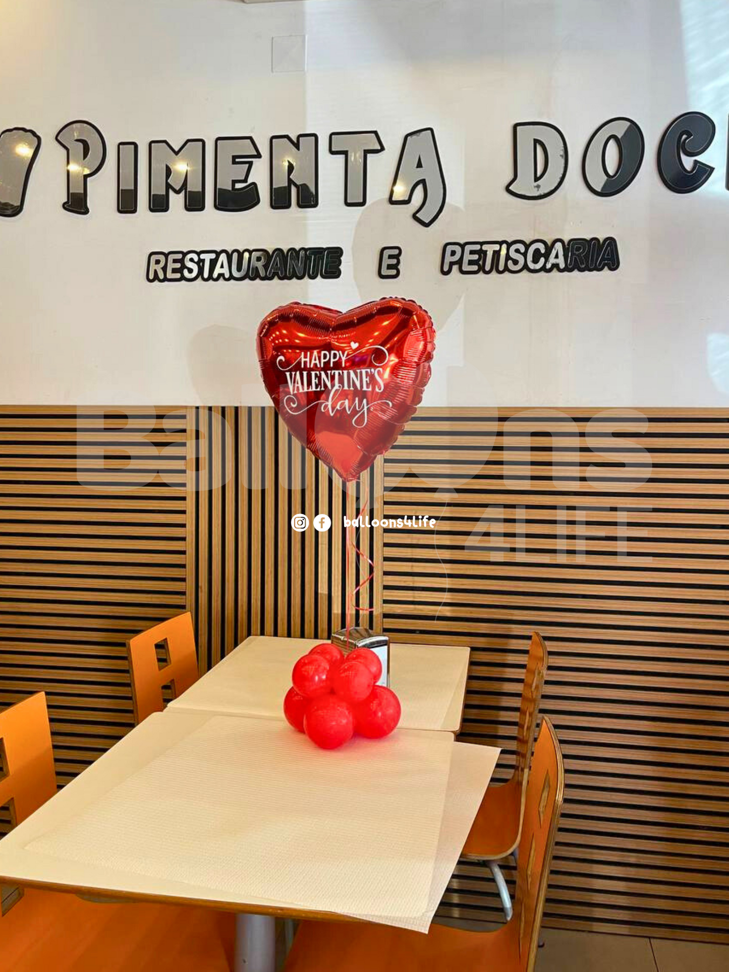 Centro de Mesa Foil Personalizado