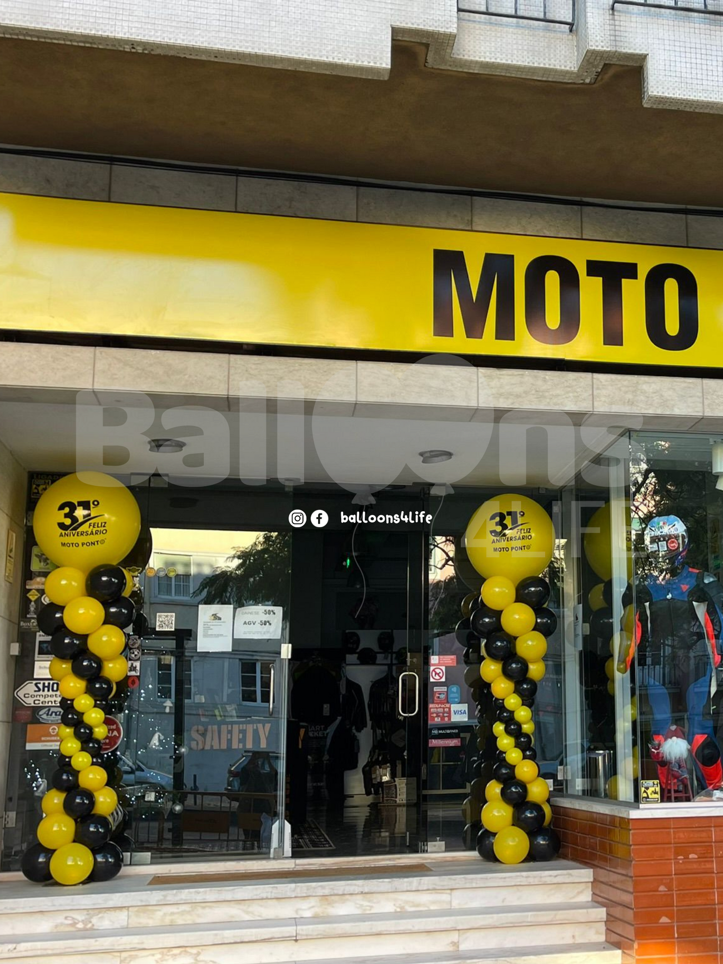 Coluna de Balões Premium Empresarial