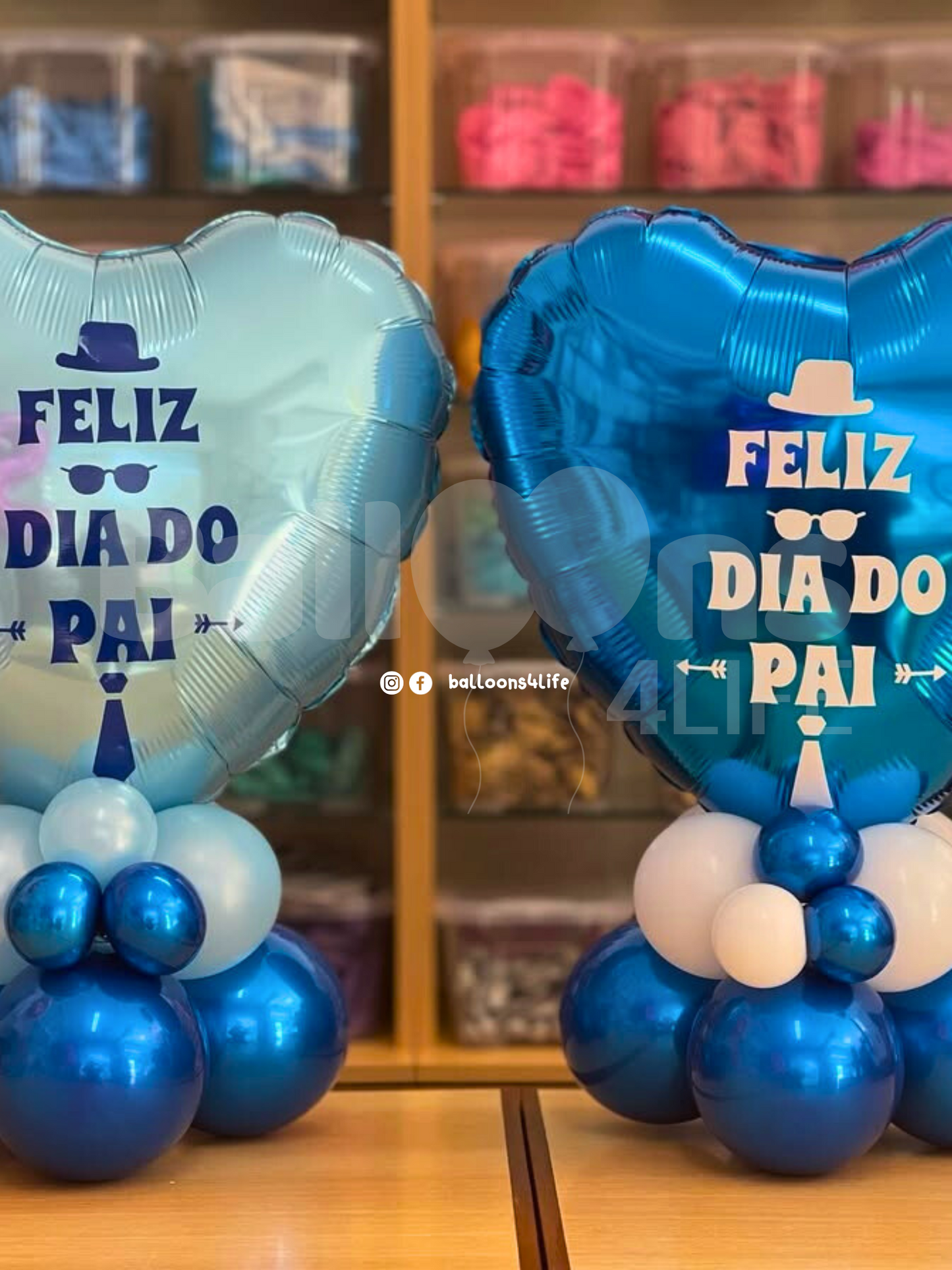 Centro de Mesa Balão Foil Personalizado