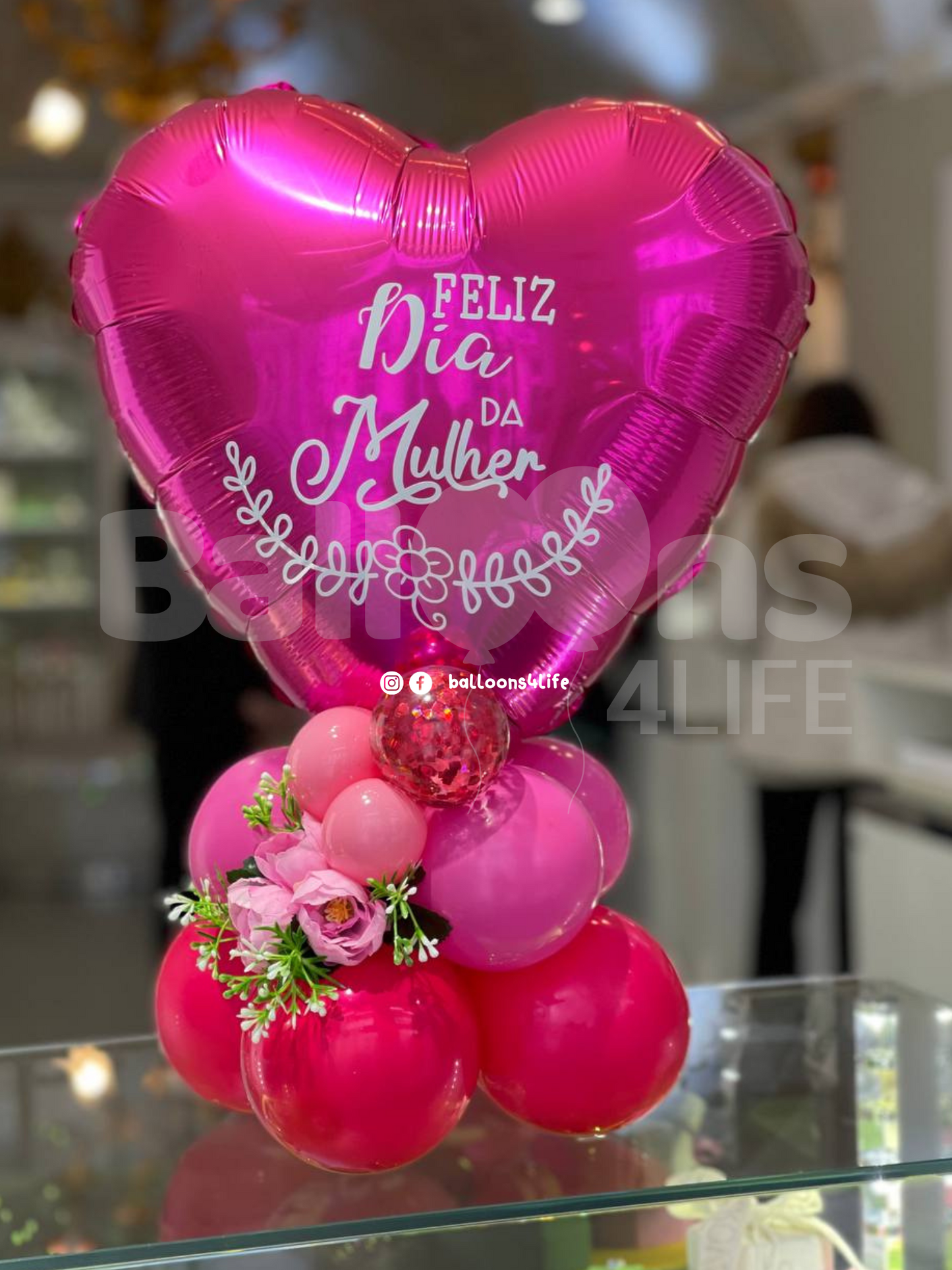 Centro de Mesa Foil Personalizado