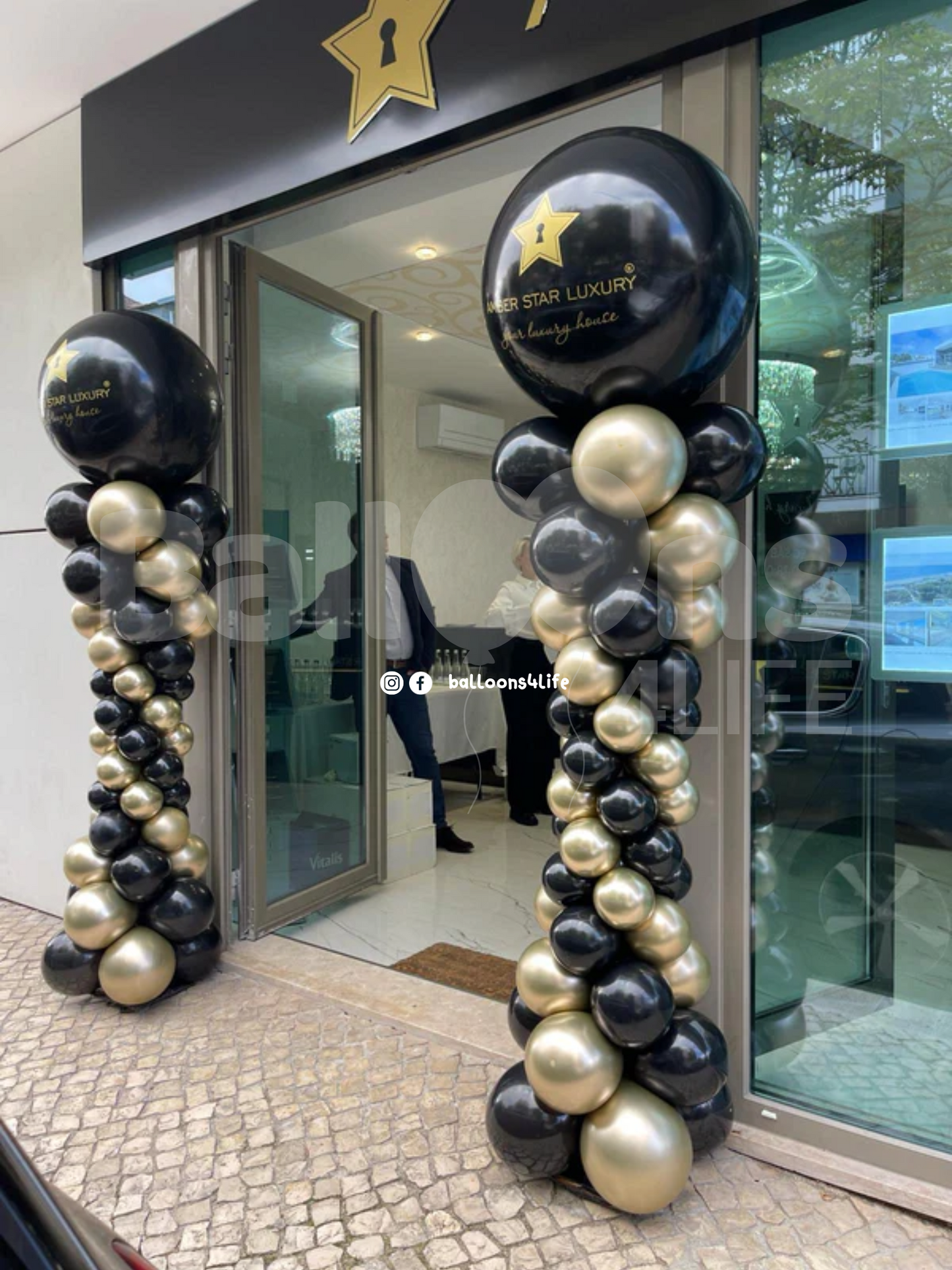 Coluna de Balões Premium Empresarial