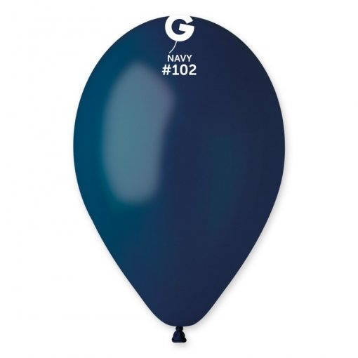 Balão Latex 12" Azul Navy