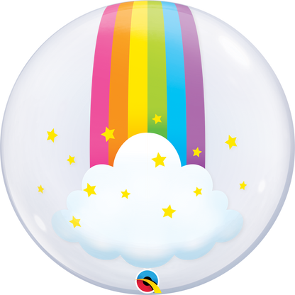 Balão Bubble Arco-íris
