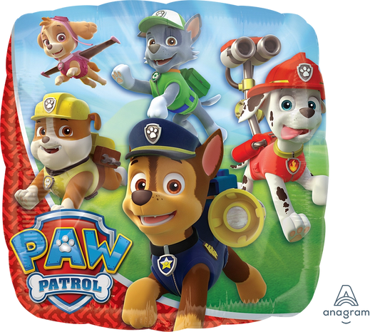 Balão Paw Patrol Quadrado