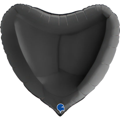Balão Foil Coração + Gás Hélio