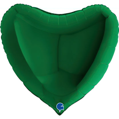 Balão Foil Coração + Gás Hélio
