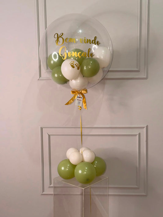 Balloon Centerpiece for Maternity | Personalized Bubble