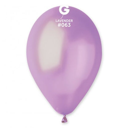 Balão Látex 12" Metalizado com Gás Hélio