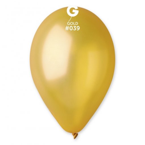 Balão Látex 12" Metalizado com Gás Hélio