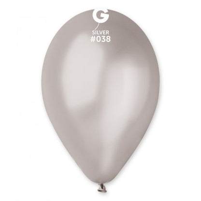 Balão Látex 12" Metalizado com Gás Hélio