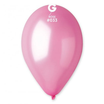 Balão Látex 12" Metalizado com Gás Hélio